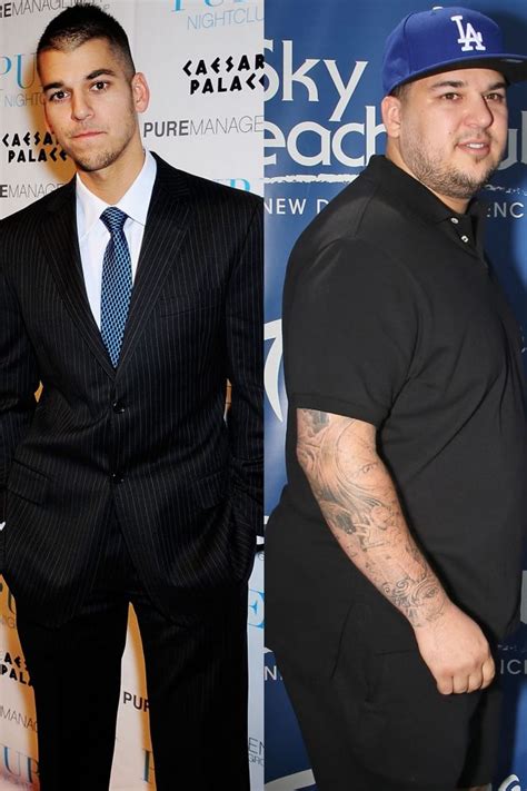 Rob Kardashian Before And After Inside Blac Chynas Exs Weight Loss