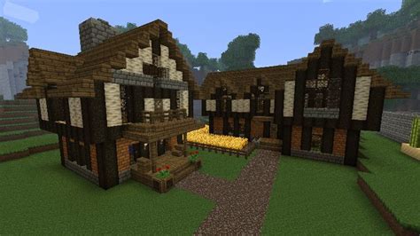 Minecraft house is essential to players. Medieval Farmhouse Inspiration | Minecraft Inspiration ...