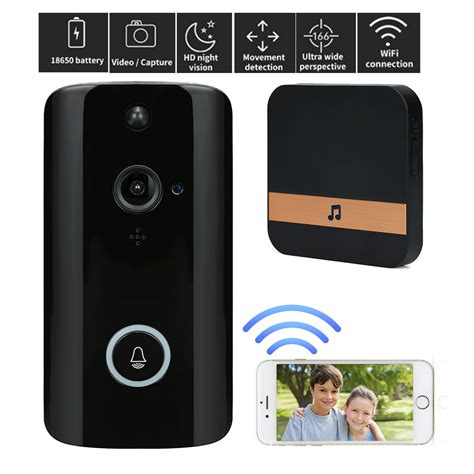 Ring Smart Doorbellwireless Wifi Smart Camera Door Bell Phone Video