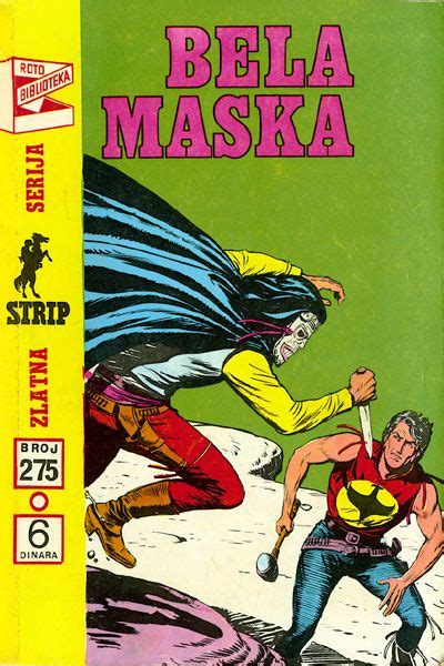 275 ZS 275 Zagor Bela Maska 1975 God Comic Book Cover Book Cover