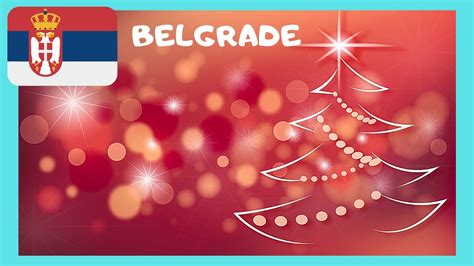Beautiful Belgrade Serbia Decorated For Christmas Youtube