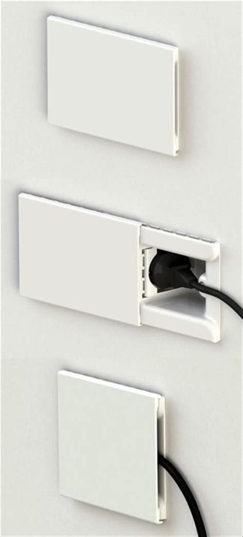 Recessed Outlets With A Cover To Ensure That Cord Is As Flush To The