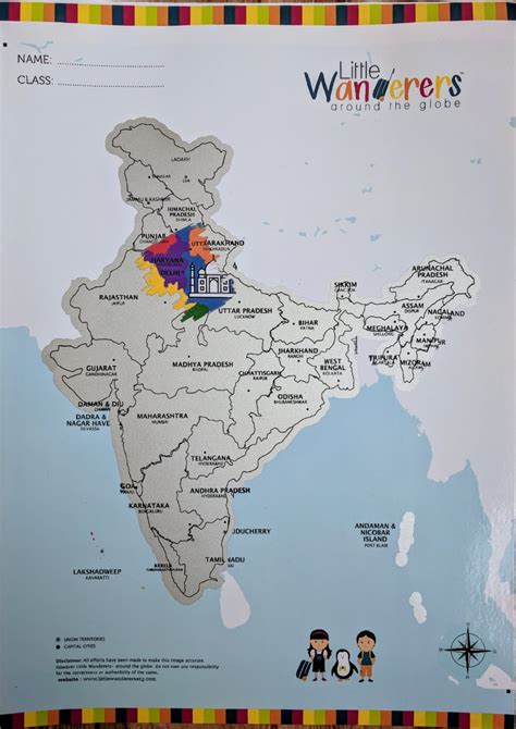 Easy Way To Learn Famous Monuments Of India Using Scratch Map