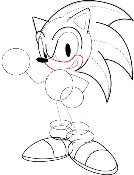 How To Draw Sonic The Hedgehog In Easy Drawing Tutorial How To Draw