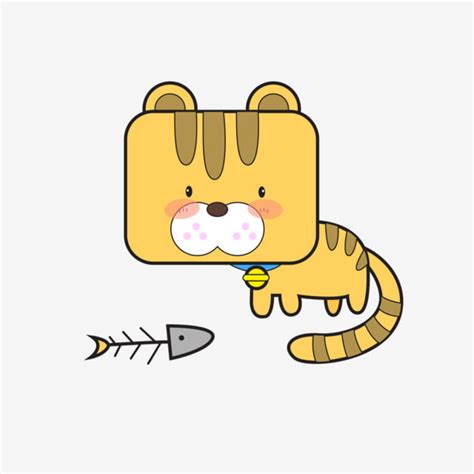 Cute cartoon cat eating fish free vector. Cat Cat Eating Fish Eating Fish Cartoon, Cartoon Cat ...