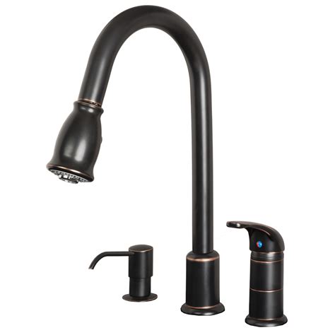 It's one of the best selling kitchen faucets on the market and we think it's because of its insanely this faucet is beautiful and the quality is so good for the price. 16" Pull-Down Spray Kitchen Sink Faucet Soap/Lotion ...