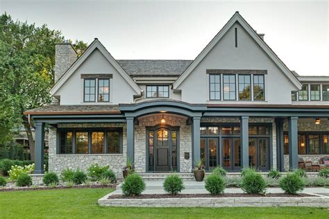 Urban Lake Home Transitional Exterior Minneapolis By Great