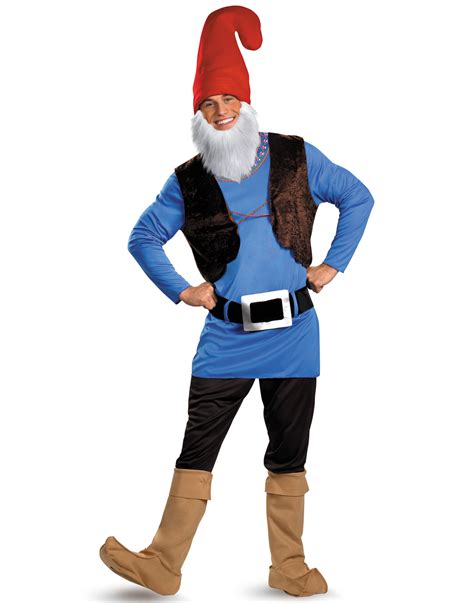 Papa Gnome Smurf Adult Garden Gnome Halloween Party Costume Mens 42 52