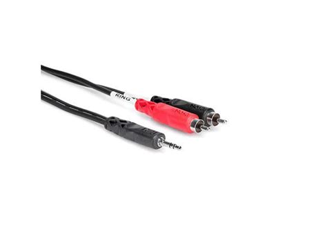 Cmr210 35 Mm Trs To Dual Rca Stereo Breakout Cable 10 Feet
