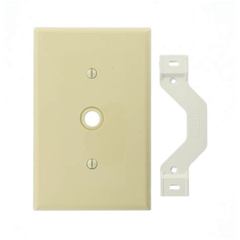 How to replace a telephone wall plate disconnect the phone wiring. Leviton 1-Gang Midway 0.406 in. Hole Device Telephone ...