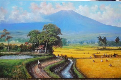 lukisan pemandangan alam china