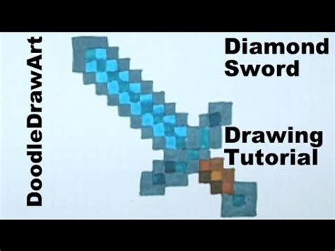 Also, if you kill 100 skeletons with a wooden sword, you get fully enchanted diamond armor and a bow that shoots diamond swords instead of arrows, and has infinity shots. Drawing: How To Draw a Minecraft Diamond Sword - YouTube