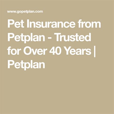 To understand if petplan is the right insurance company for you, we examined their policy plans and coverage options, sample quotes and market. Pet Insurance from Petplan - Trusted for Over 40 Years | Petplan | Pet insurance, Pet health ...