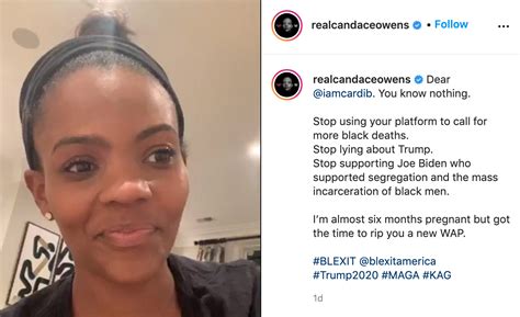 Candace Owens Says ‘i Broke Cardi B After Branding Her ‘illiterate