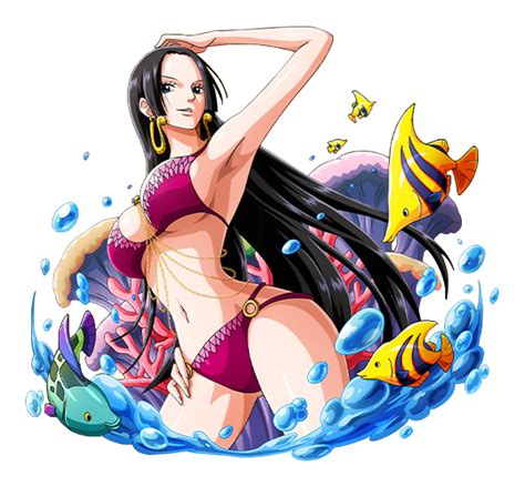 Boa Hancock One Piece Tagme 1girl Bikini Black Hair Blue Eyes