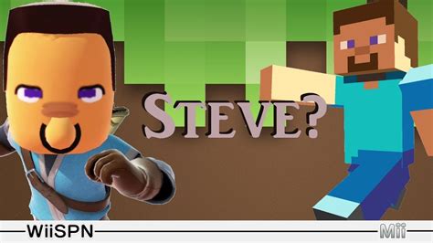 Playing As Steve From Minecraft Super Smash Brothers Ultimate Mii