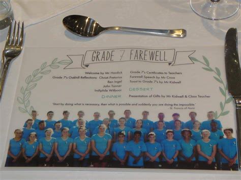 Grade 7 Farewell Oakhill School Knysna