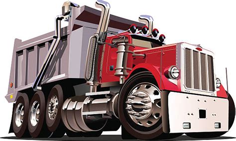 Dump Truck Clip Art Vector Images And Illustrations Istock