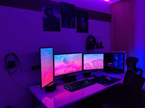 A Students Dream Set Up Gamer Gamer Setup Gaming Room Setup Pc Setup