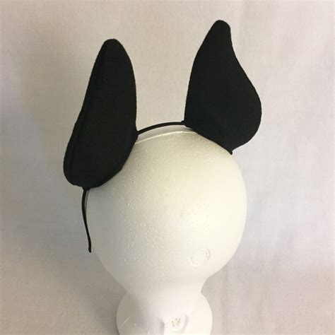 Black Bat Ears Bat Costume Bat Ears Headband Bat Ear Headband Etsy
