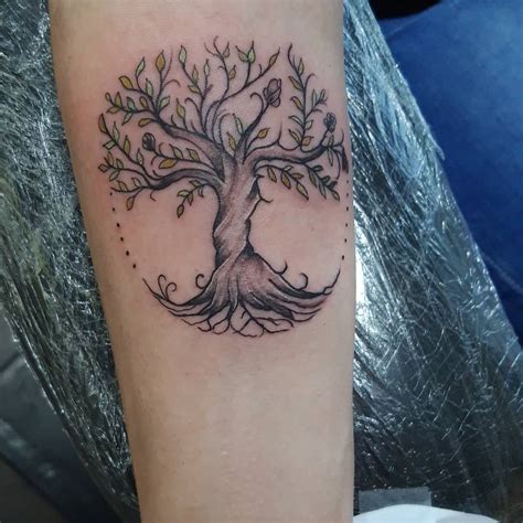 Neo Traditional Tree Tattoo