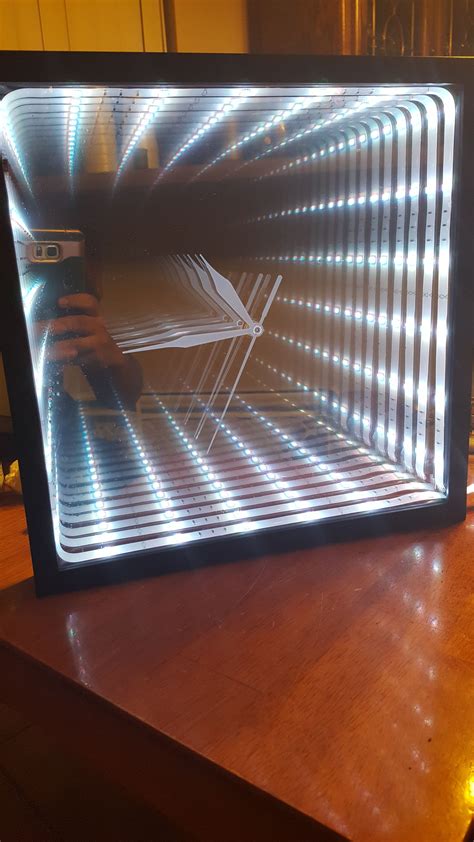 Tuesday This Was Our Project An Infinity Mirror Which Creates The Illusion That The Lights Go