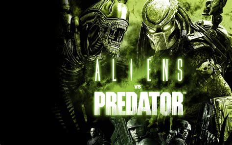 Video Game Aliens Vs Predator Hd Wallpaper