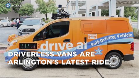 Driverless Vans Are Arlingtons Latest Ride Connecting Entertainment