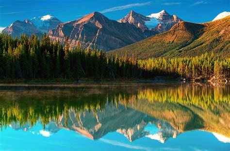 Download Canada Reflection Lake Nature Mountain Hd Wallpaper