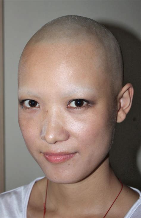 Pin By Winterwolf On Buzzed And Bald Shaved Hair Women Bald Head