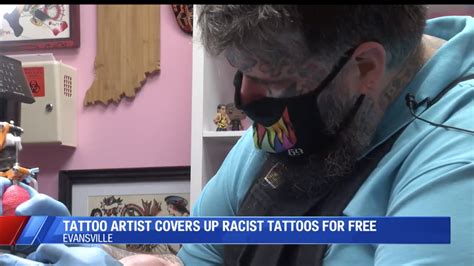 Tattoo Artists Covering Up Racist Hateful Tattoos For Free The