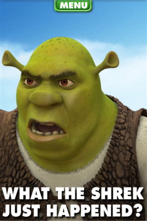 What The Shrek Just Happened Shrek Know Your Meme