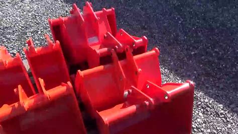 New Attachments Plus Kubota Bh Series Backhoe Buckets For Sale Youtube