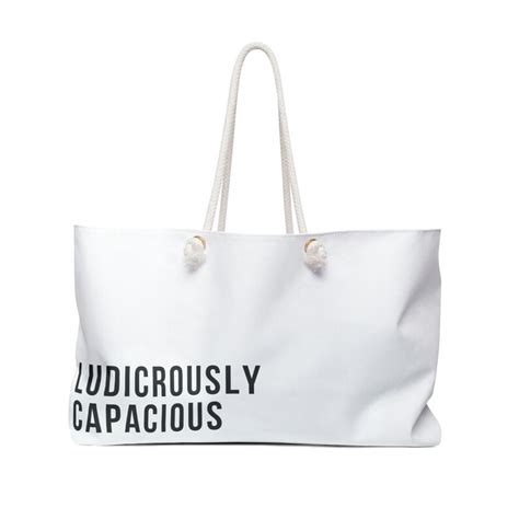 Ludicrously Capacious Weekender Bag Etsy