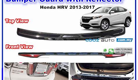 Honda HRV HR-V ABS Rear Bumper Guards Protector