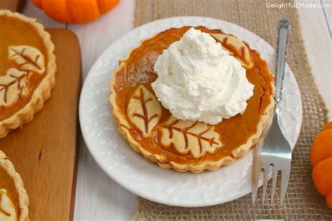 Pumpkin Pie Tarts Pumpkin Tarts The Perfect Thanksgiving Dessert