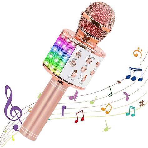 Wireless Bluetooth Karaoke Microphone Handheld Karaoke Mic Recorder