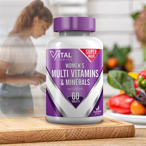 Vital Vitamins Women S Multi Vitamins And Minerals 60pk L Vitamins Bandm