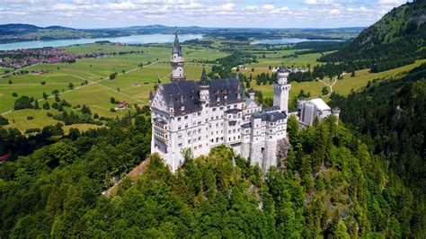Neuschwanstein Castle Bavarian Alps Germany Stock Footage Sbv 317610538