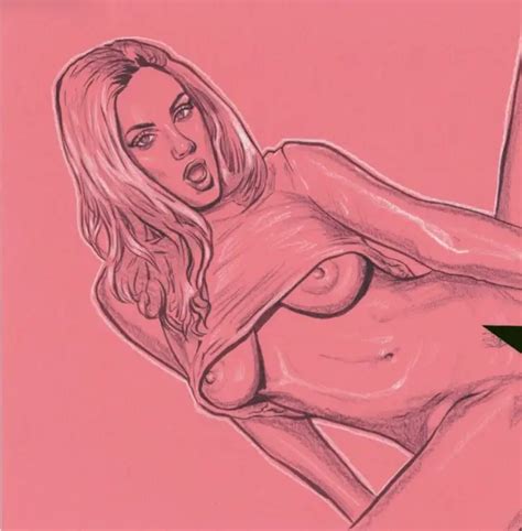 AKTZEICHNUNG DRAWING FEMALE Nude Realism Akt Signed Original Artwork