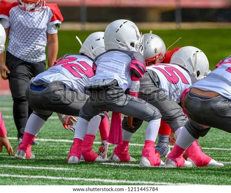 Little Kids Playing Tackle Football Stock Photo 1211445784 Shutterstock