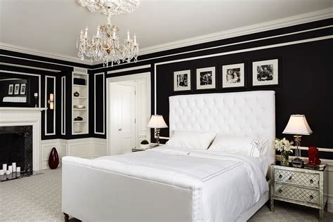 Black and white is a classic color combination — and for a good reason. 25+ Black Bedroom Designs, Decorating Ideas | Design ...