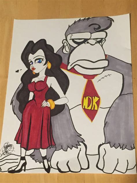 Pauline And Donkey Kong By Dream Angel Artista On Deviantart