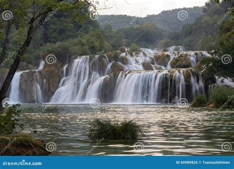 Cascades In Krka National Park Croatia Royalty Free Stock Photography