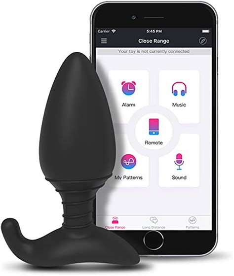 lovense hush plug anal 44 5mm potente e intenso juguete para hombres y mujeres conexión