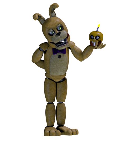 Unwithered Scraptrap And Golden Cupcake Fivenightsatfreddys