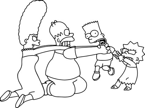 Printable Simpsons Coloring Pages Cartoon Coloring Pages Coloring