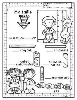 Measurement - FRENCH by Peg Swift French Immersion | TpT