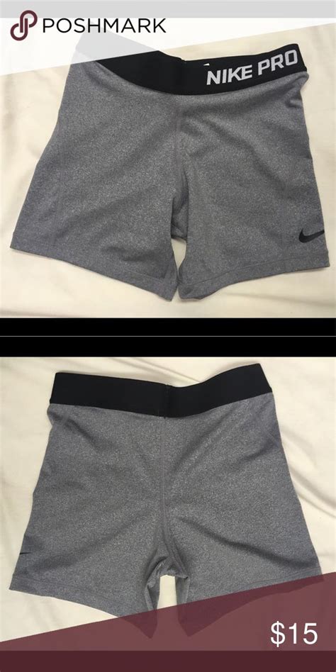 Gray Nike Pro Performance Shorts Performance Shorts Gym Shorts