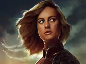 Brie Larson Captain Marvel Artwork Wallpaperhd Superheroes Wallpapers